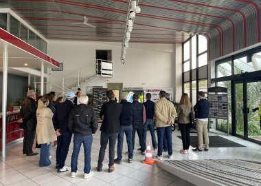 Le Réseau Entreprendre Mayenne en visite chez Fiault
