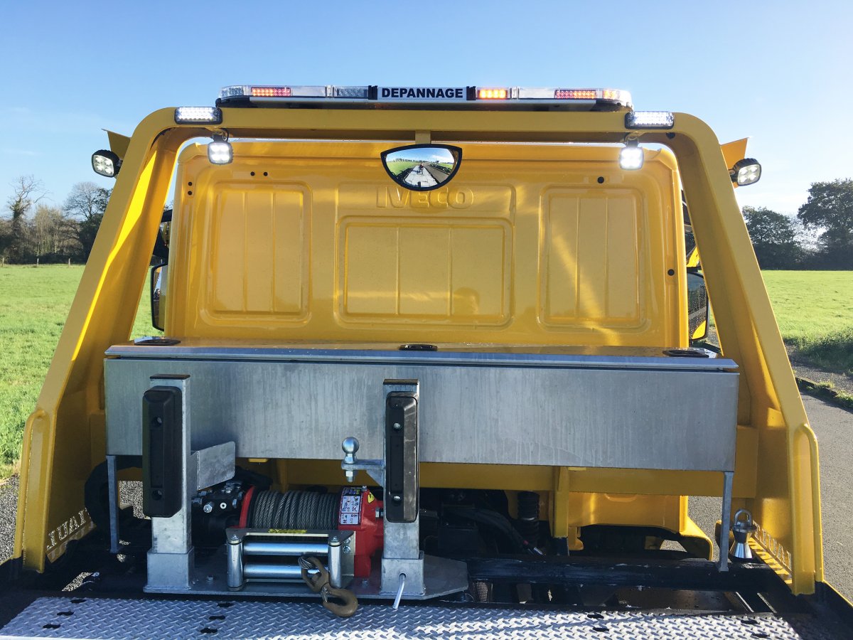 New option : a panoramic mirror to aid the approach of the vehicle on the platform