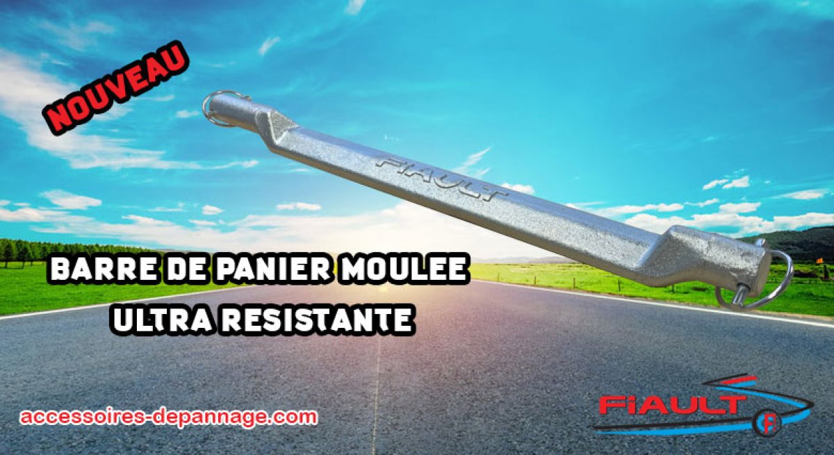 Nouveau : barre de panier moulée ultra résistante !