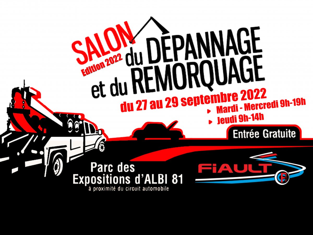 Salon du dépannage et du remorquage d'albi du 27 au 29 septembre 2022!