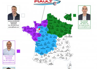 The entire FIAULT INDUSTRIE sales team: enhanced support throughout France