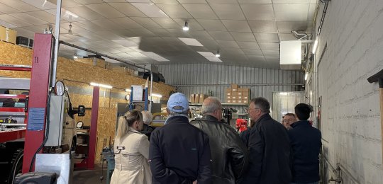 Le Réseau Entreprendre Mayenne en visite chez Fiault
