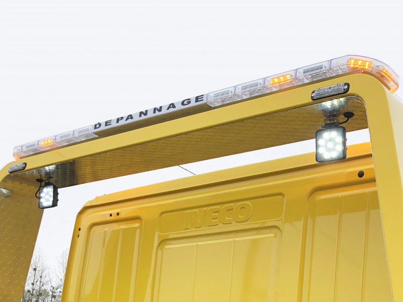 Rampe lumineuse gyrophare LED pour dépanneuse, dépannage et camions