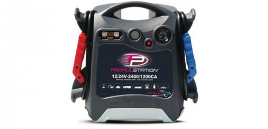 A booster propulstation 12V/24V 2400/1200A with charging station